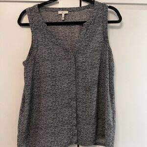 Gray Sleeveless Top